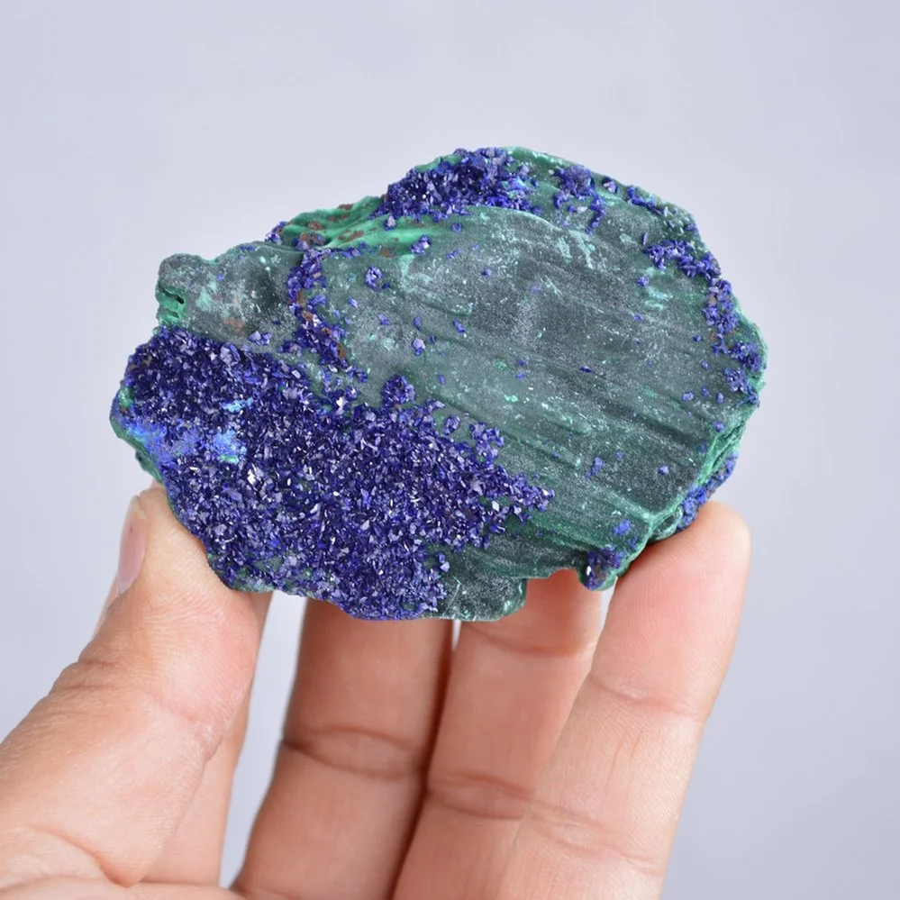 Azurite With Malachite Crystals - Image 5