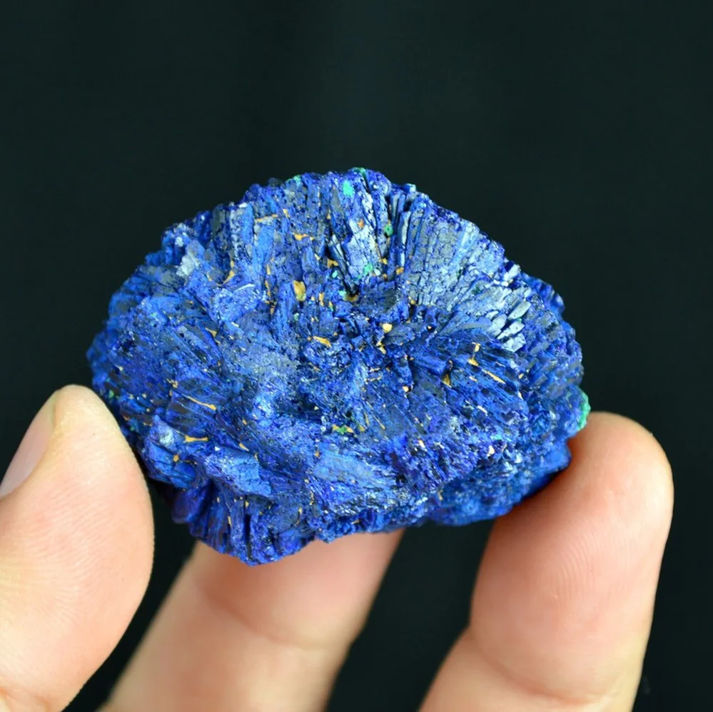 Globular Blue Azurite Nodule Single Crystal - Image 2