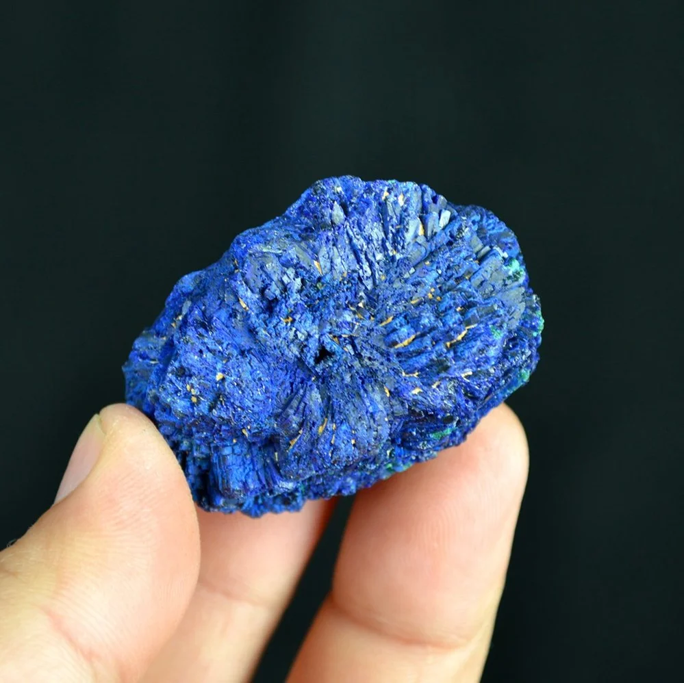 Globular Blue Azurite Nodule Single Crystal - Image 3