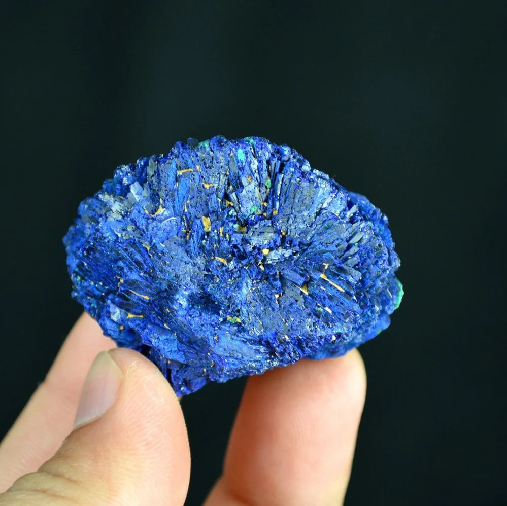 Globular Blue Azurite Nodule Single Crystal - Image 5