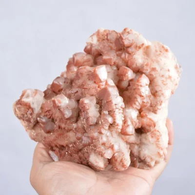 Red Nailhead Calcite Crystals (Manganese Inside)