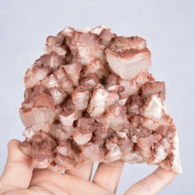 Red Nailhead Calcite Crystals (Manganese Inside)