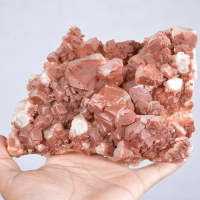 Red Nailhead Calcite Crystals (Manganese Inside)