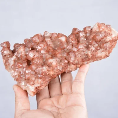 Red Nailhead Calcite Crystals (Manganese Inside)