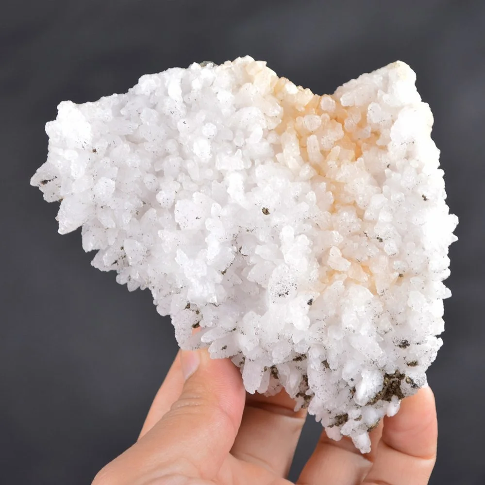 Iridescent Pyrite On Nailhead Calcite Crystals - Image 4