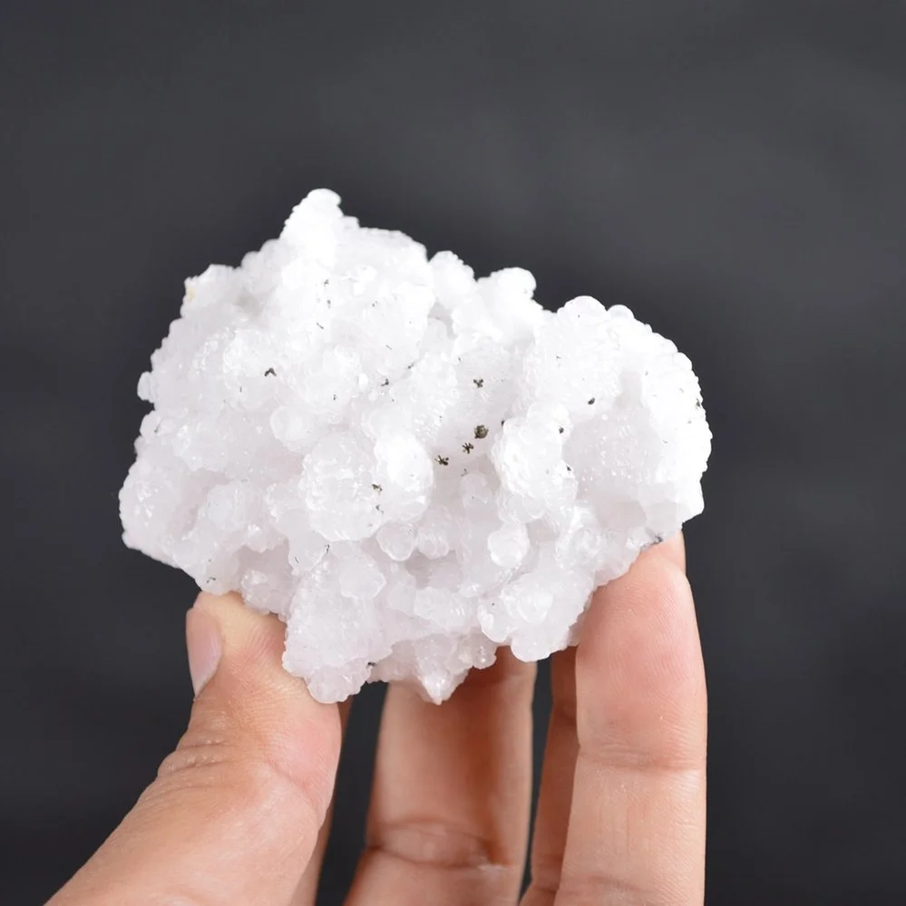 Iridescent Pyrite On Nailhead Calcite Crystals - Image 2