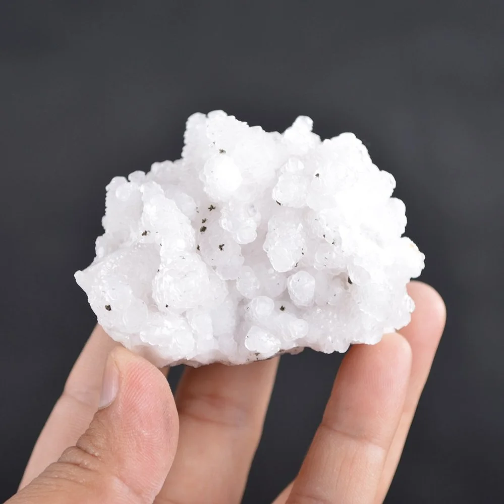 Iridescent Pyrite On Nailhead Calcite Crystals - Image 3