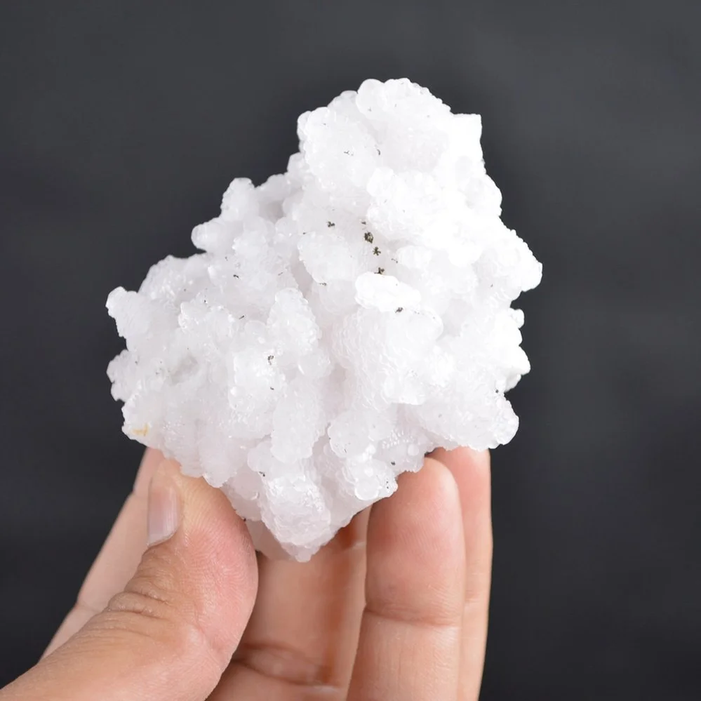 Iridescent Pyrite On Nailhead Calcite Crystals - Image 5