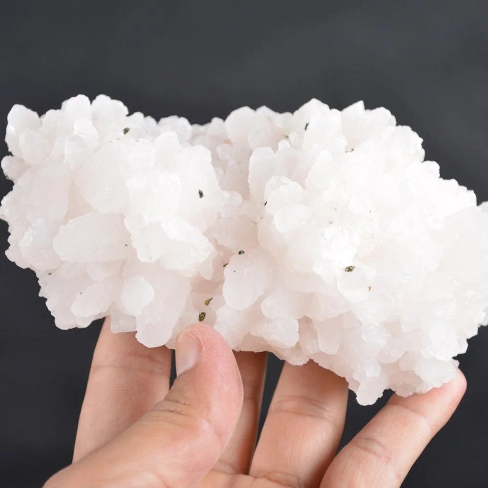 Iridescent Pyrite On Nailhead Calcite Crystals - Image 4