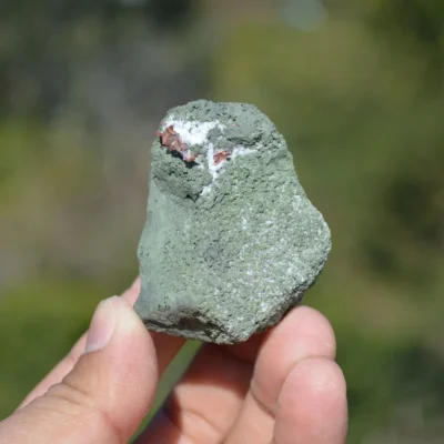 Native Copper With Chalcocite, Quartz In Rocks Matrix