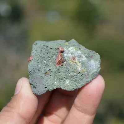 Native Copper With Chalcocite, Quartz In Rocks Matrix