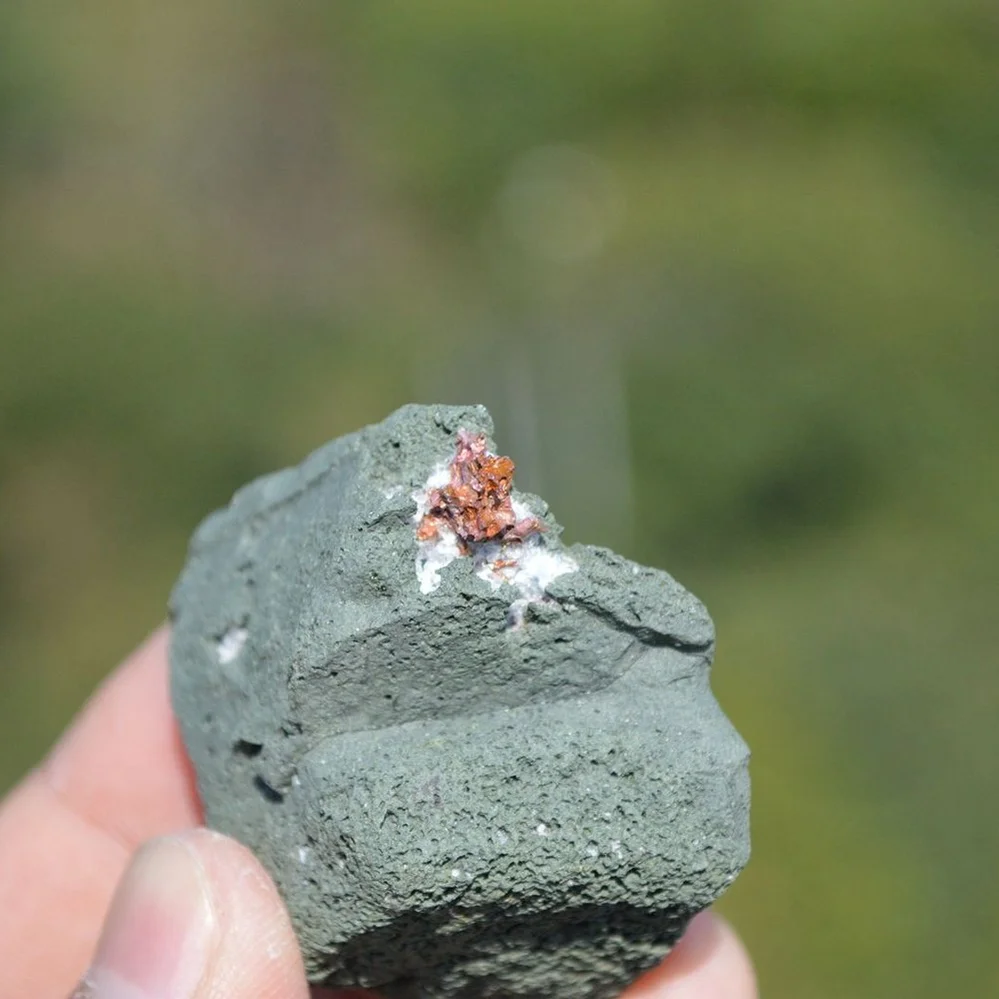 Native Copper With Chalcocite, Quartz In Rocks Matrix - Image 3
