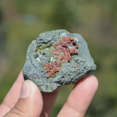 Native Copper With Chalcocite, Quartz In Rocks Matrix