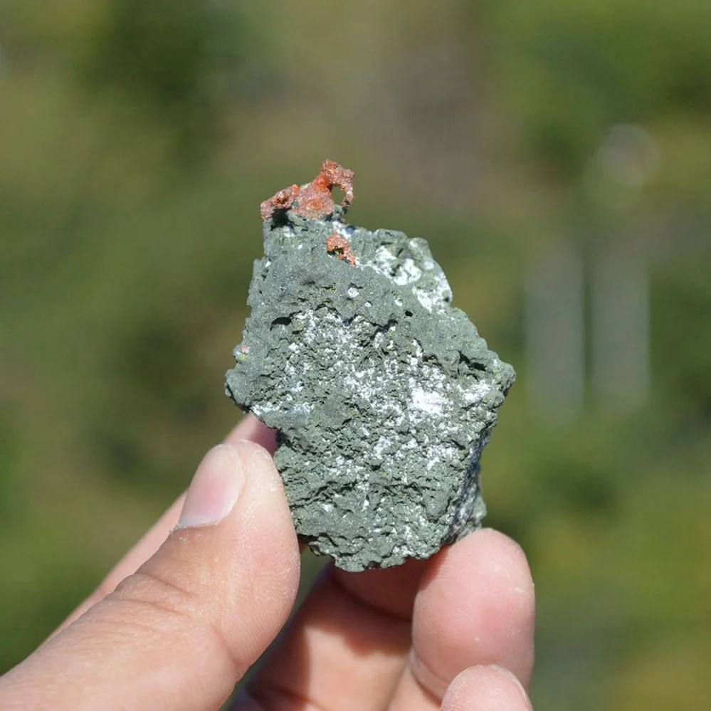 Native Copper With Chalcocite, Quartz In Rocks Matrix - Image 2