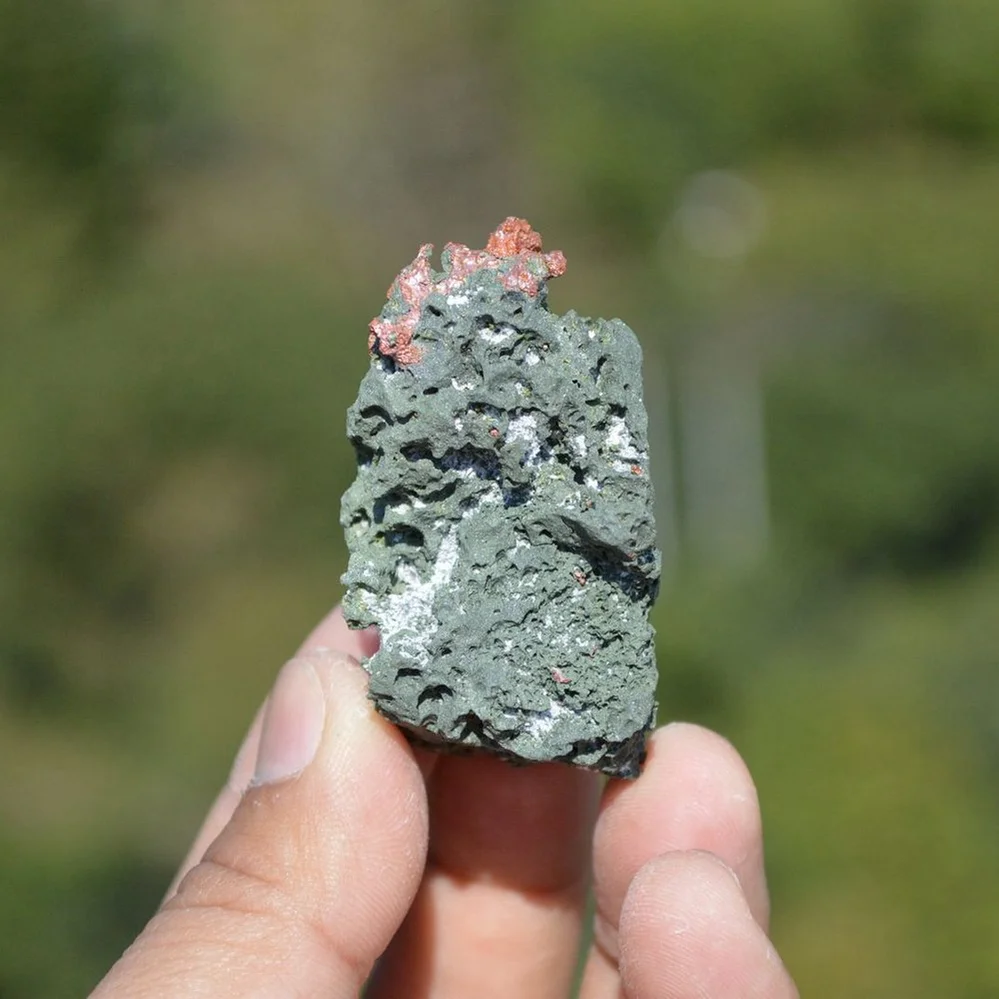 Native Copper With Chalcocite, Quartz In Rocks Matrix - Image 5