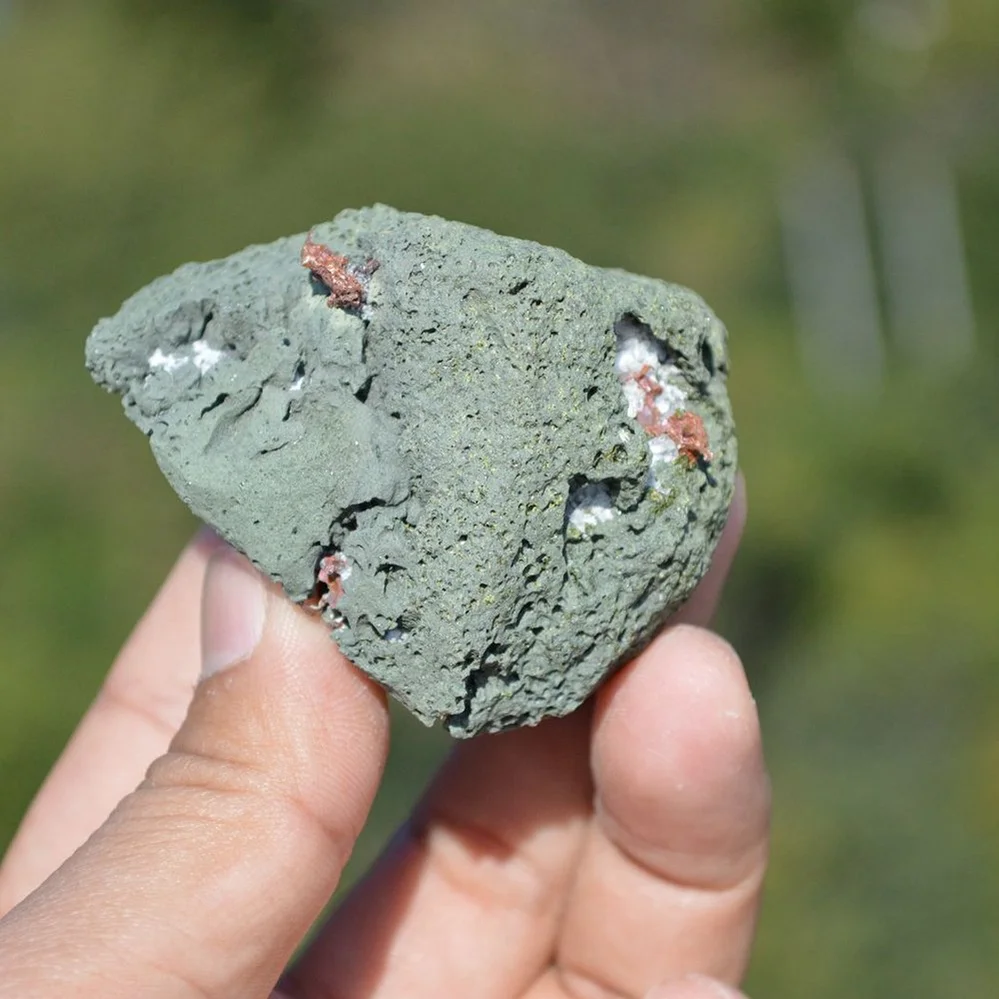 Native Copper With Chalcocite, Quartz In Rocks Matrix - Image 4
