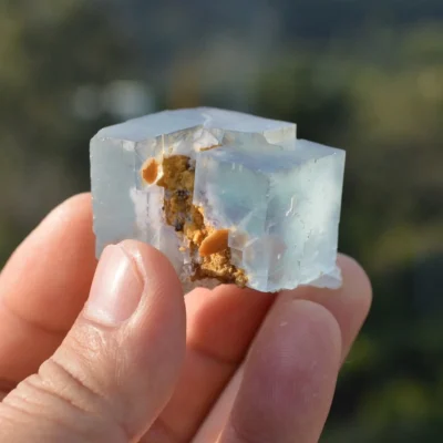 Fluorite With Siderite,Pyrite,Mica Crystals