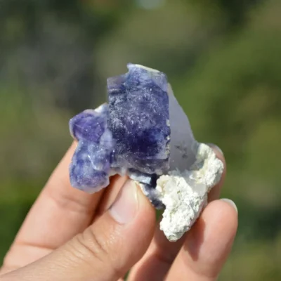 Fluorite With Quartz,Mica Crystals
