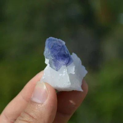 Fluorite With Quartz Crystals