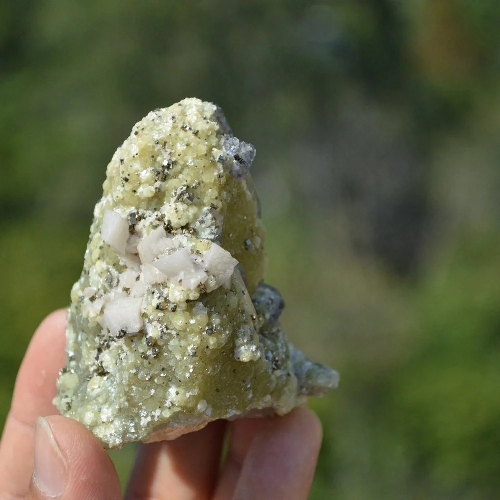 Quartz With Fluorite,Dolomite,Pyrite Crystals - Image 2