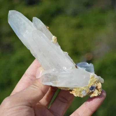 Fluorite With Quartz, Siderite, Mica Crystals