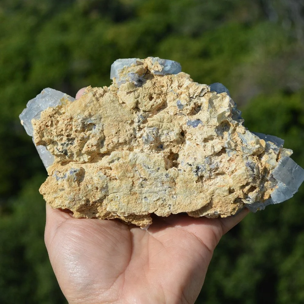 Fluorite With Quartz, Siderite, Mica Crystals - Image 5