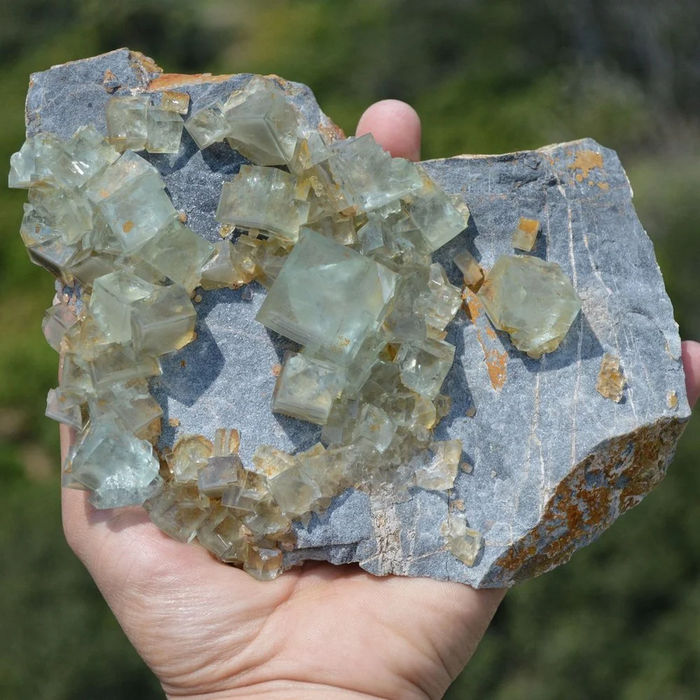 Rare Phantom Fluorite Inclusion