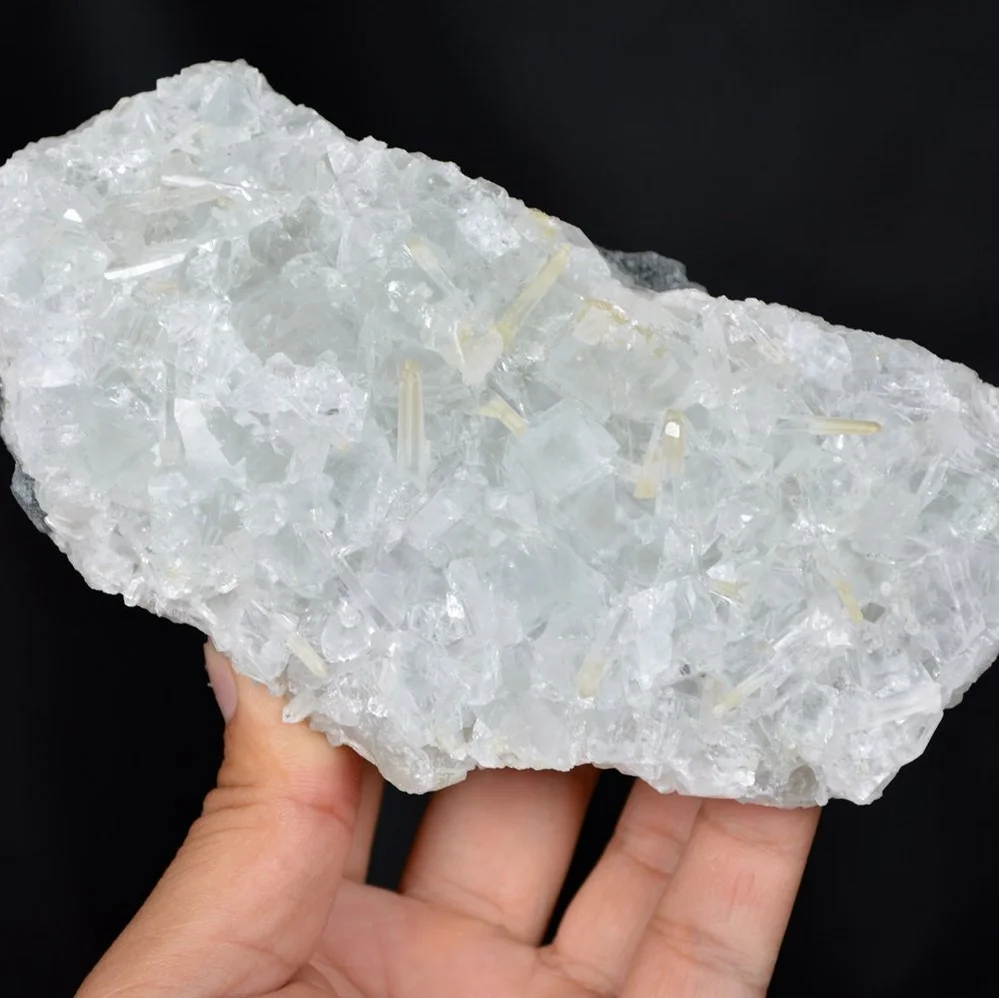 Fluorite With Quartz Crystals