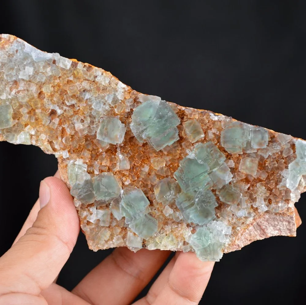 New Mining! Indigo Fluorite Crystal