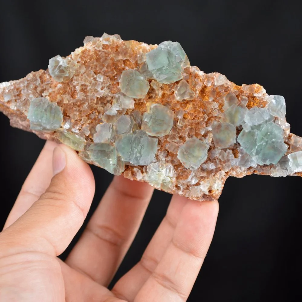 New Mining! Indigo Fluorite Crystal