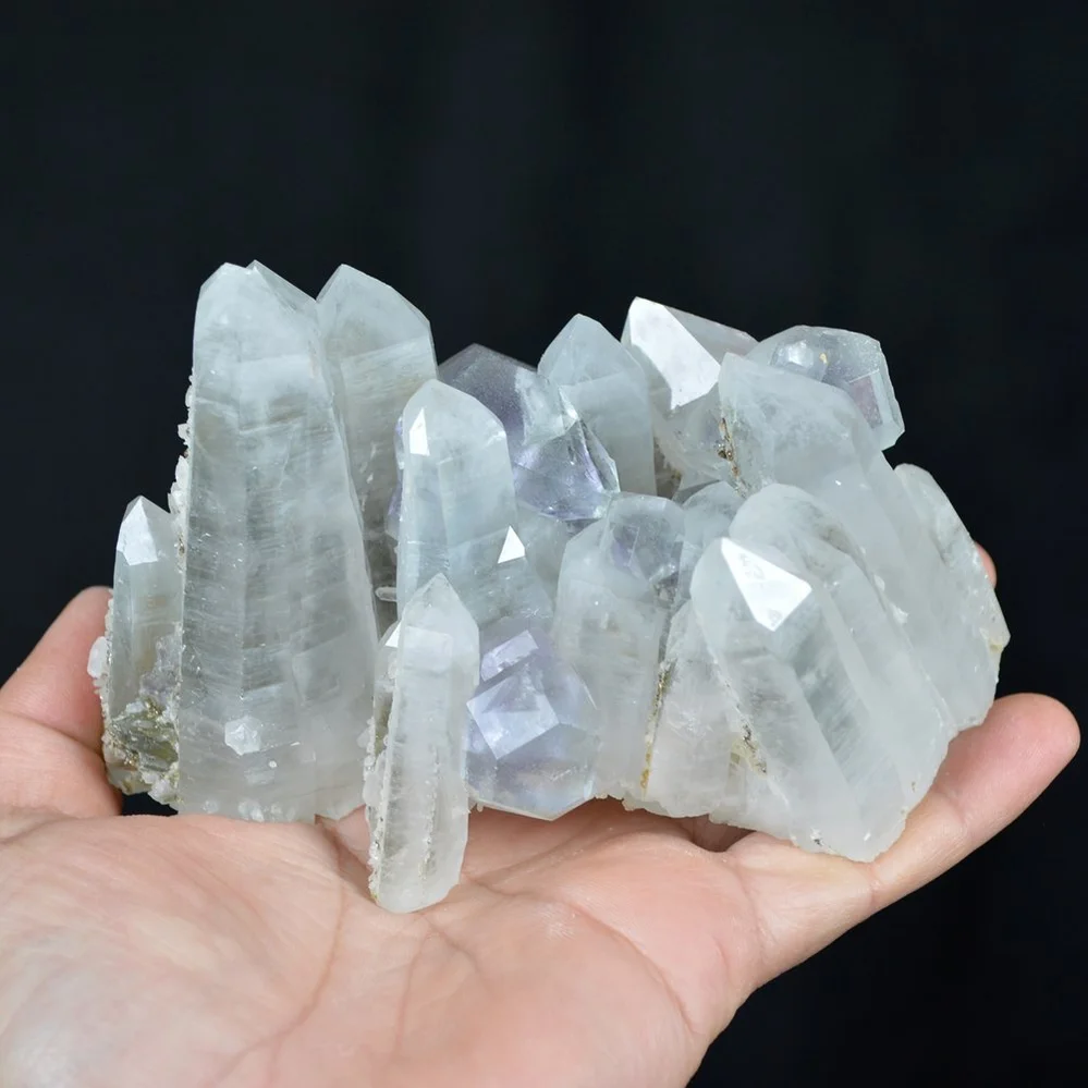 Fluorite With Quartz And Calcite, Pyrite Crystals - Image 2