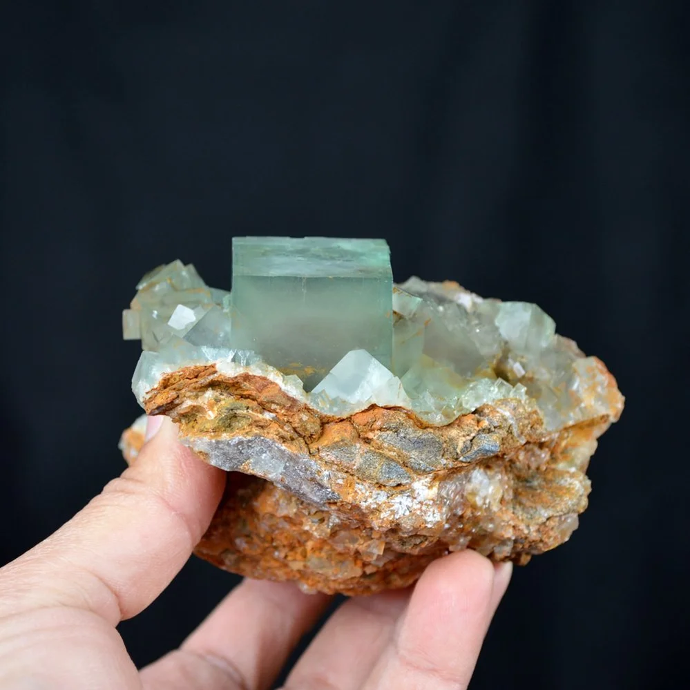 Rare Phantom Cube Fluorite Inclusion Crystals - Image 3