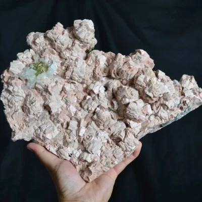 Wonderful Microcline With Quartz And Epidote Crystals