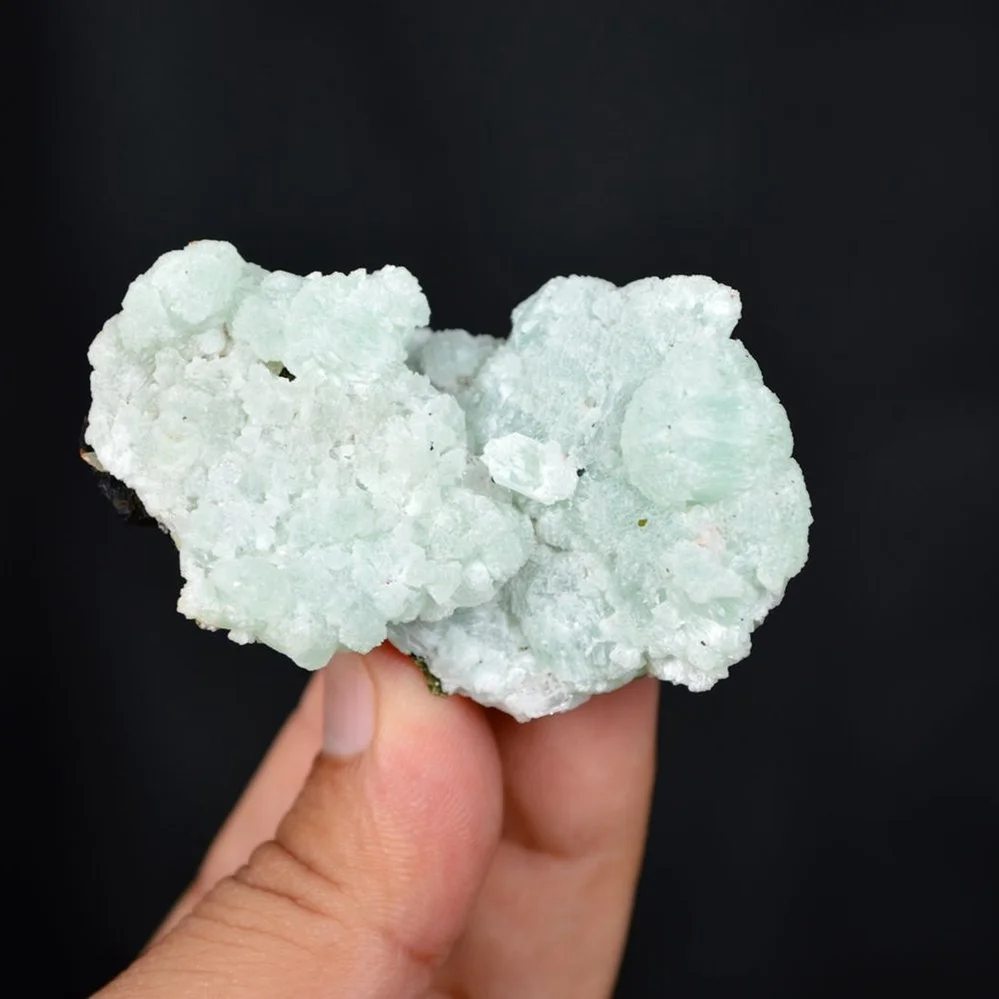 Prehnite With Babingtonite And Quartz Crystals - Image 4