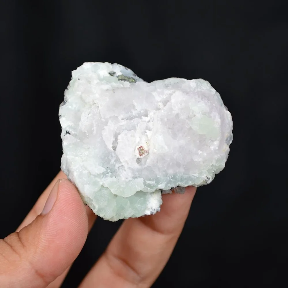 Prehnite With Babingtonite And Quartz Crystals - Image 3