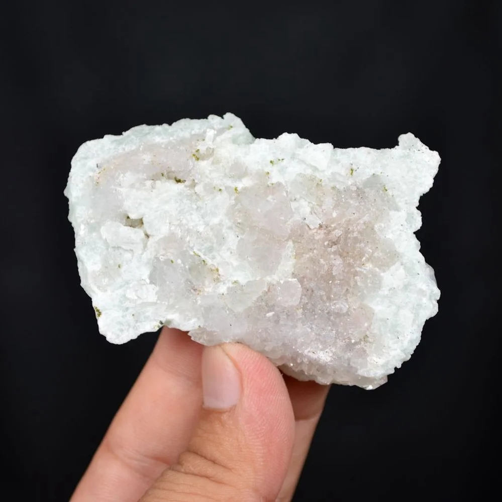 Prehnite With Babingtonite And Quartz Crystals - Image 4