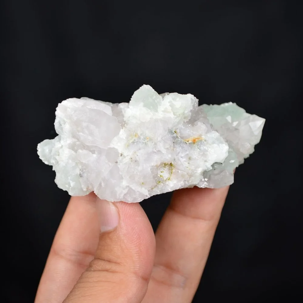 Prehnite With Babingtonite And Quartz Crystals - Image 5