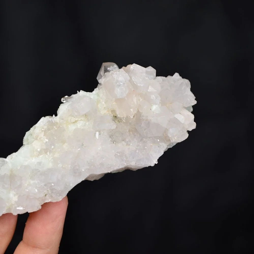 Prehnite With Babingtonite And Quartz Crystals - Image 4