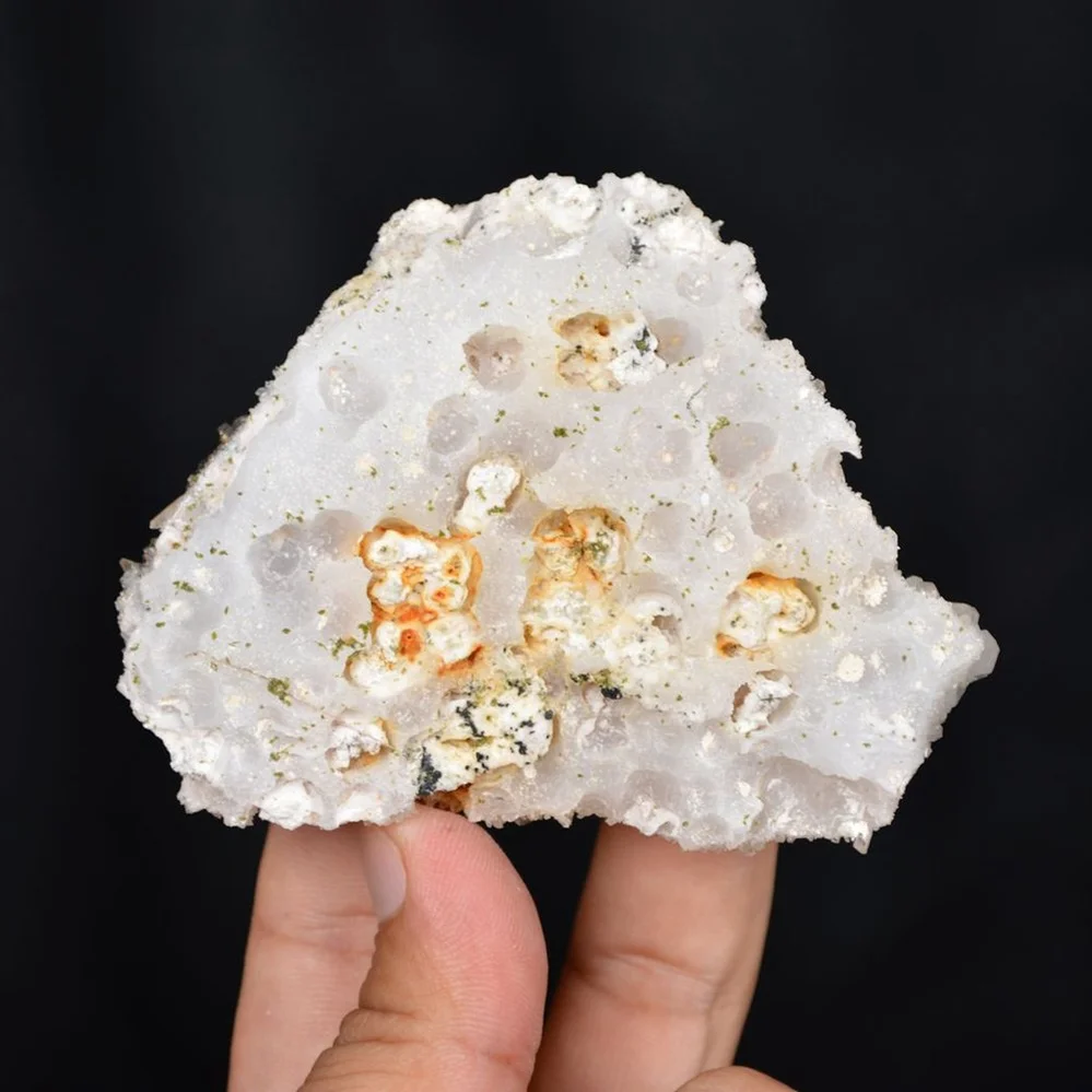 Prehnite With Babingtonite And Quartz Crystals - Image 5