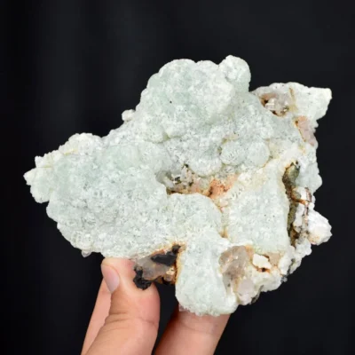 Prehnite With Babingtonite And Quartz Crystals