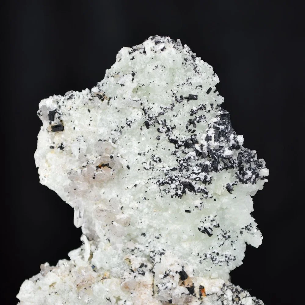 Prehnite With Babingtonite And Quartz Crystals - Image 5