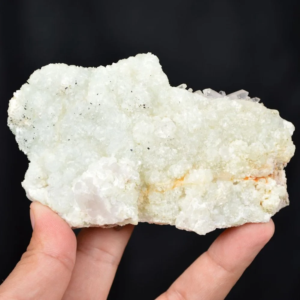 Prehnite With Babingtonite And Quartz Crystals - Image 3