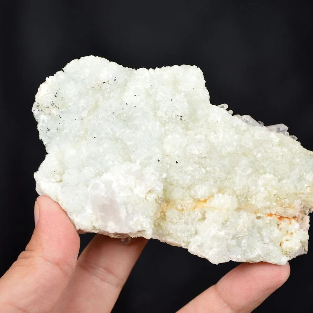 Prehnite With Babingtonite And Quartz Crystals - Image 4