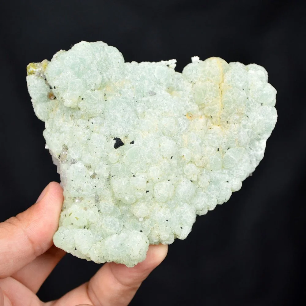 Prehnite With Babingtonite And Quartz Crystals