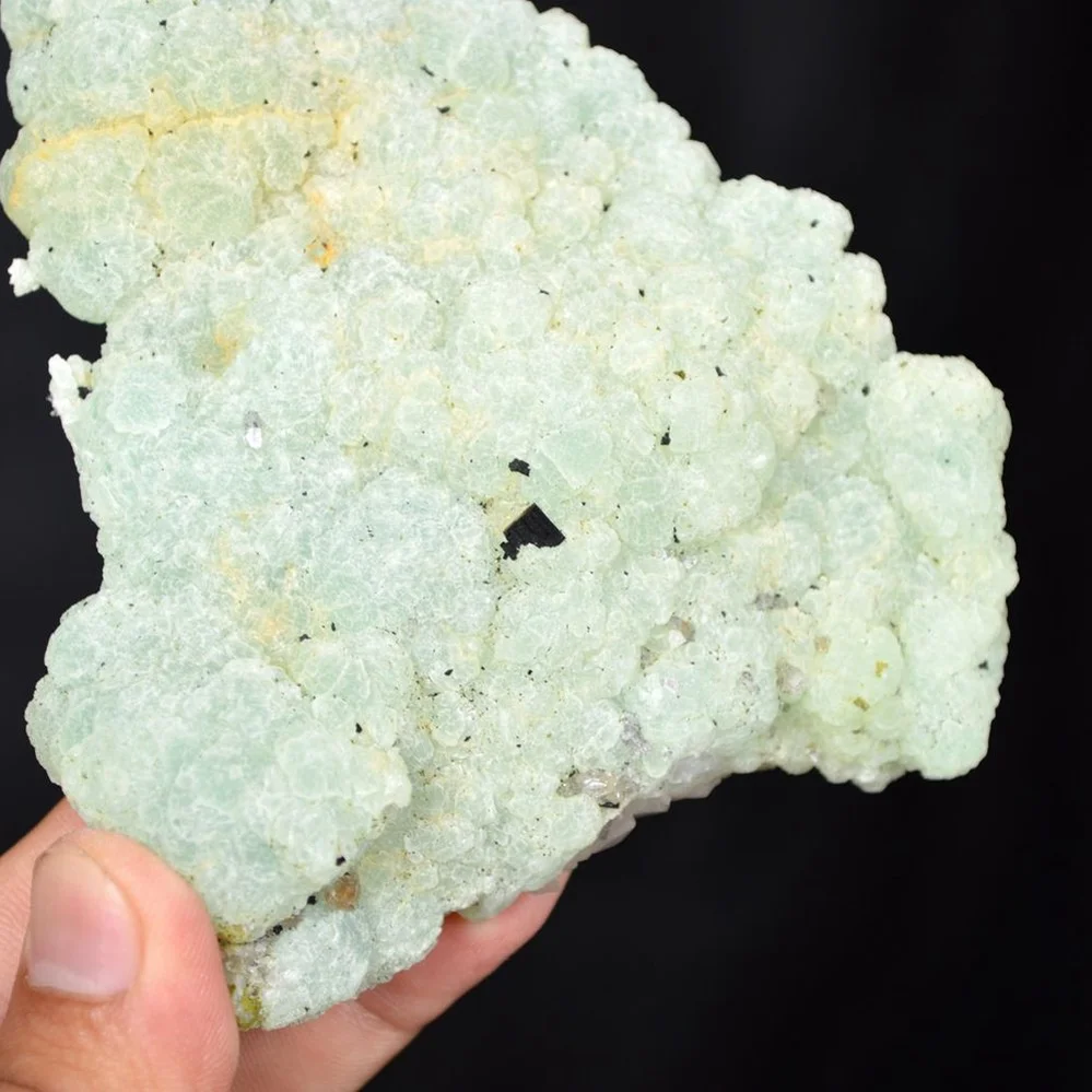 Prehnite With Babingtonite And Quartz Crystals - Image 4