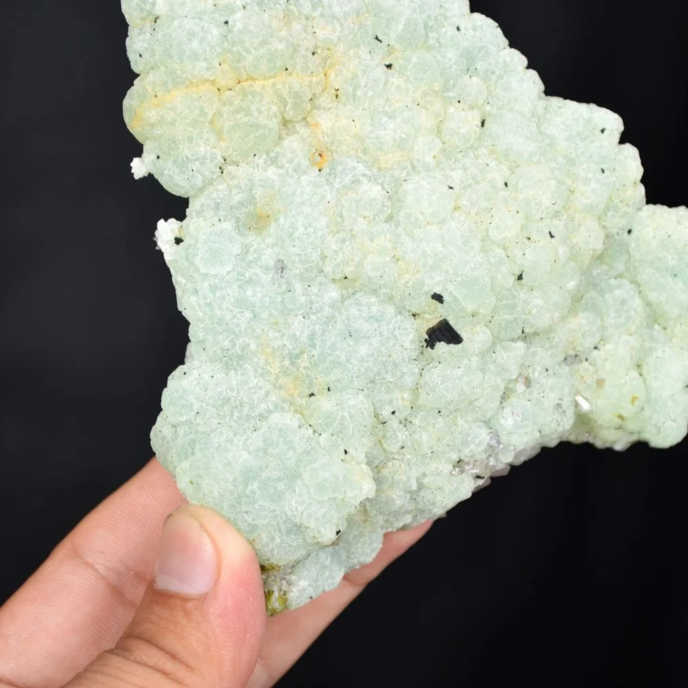 Prehnite With Babingtonite And Quartz Crystals - Image 5