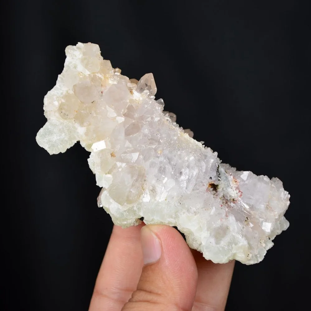 Prehnite With Babingtonite And Quartz Crystals - Image 3