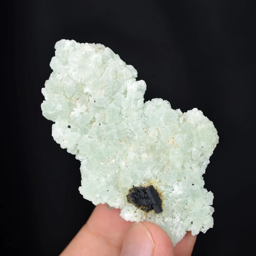 Prehnite With Babingtonite And Quartz Crystals - Image 3