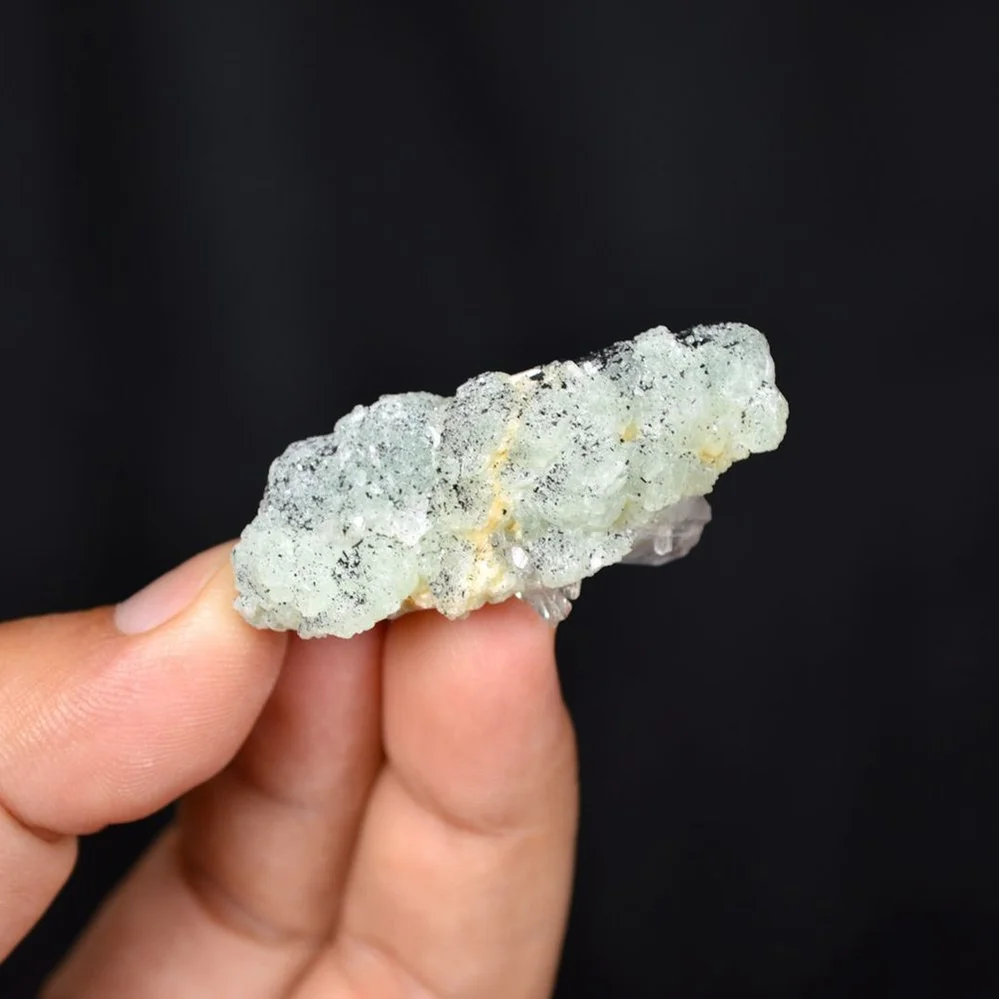 Prehnite With Babingtonite And Quartz Crystals - Image 2