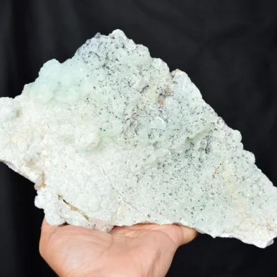 Prehnite With Babingtonite And Quartz Crystals